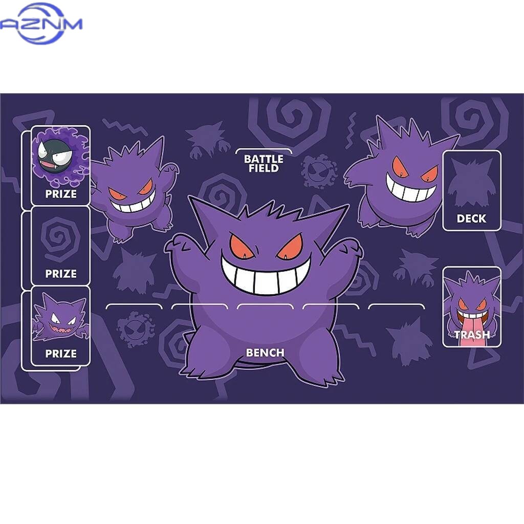 Door Mat Blank - Zelfgemaakte Gengar Pokémon rubberen speelmat, zelfgemaakte