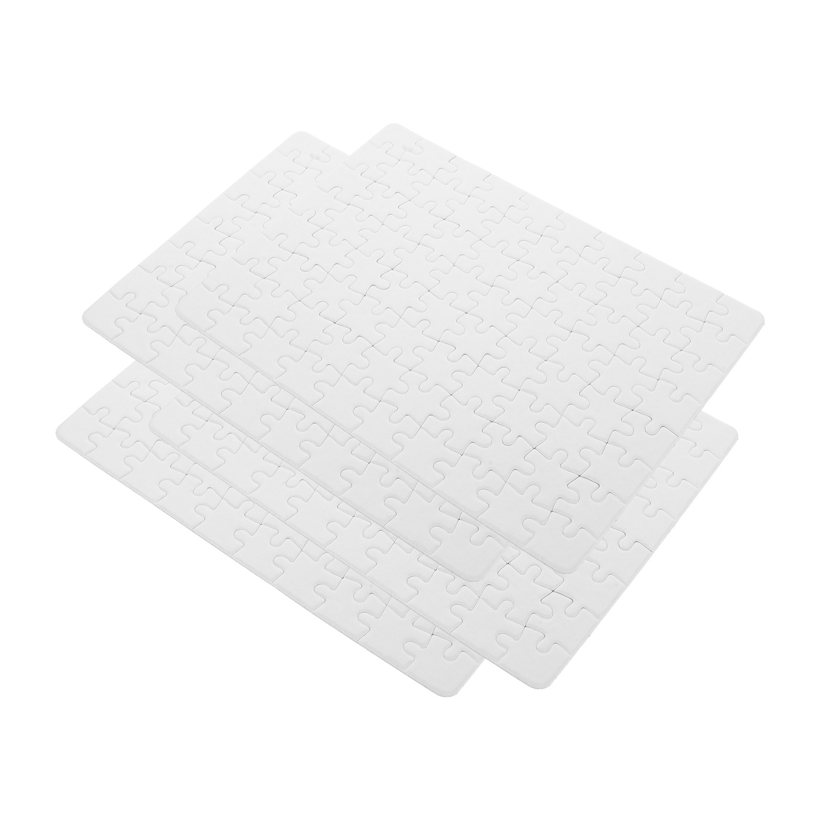 4 vellen blanco puzzelbladen,  - Puzzle Blank White recensie en prijs
