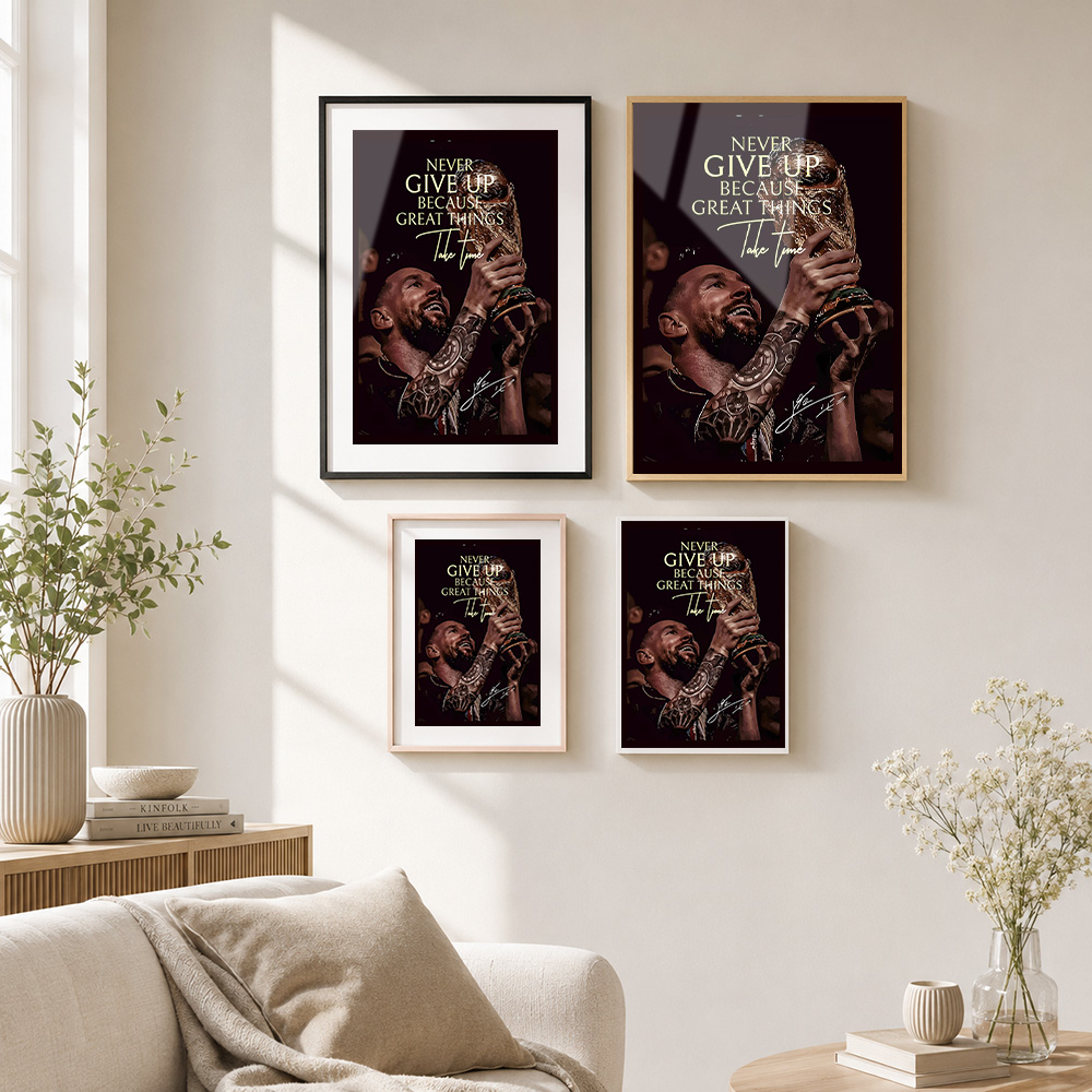 Lionel Messi Overwinningsposte - Metal Photo Panel recensie en prijs