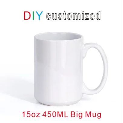 450Ml 15Oz Grote Kop Diy Aange - Sublimation Mug White recensie en prijs