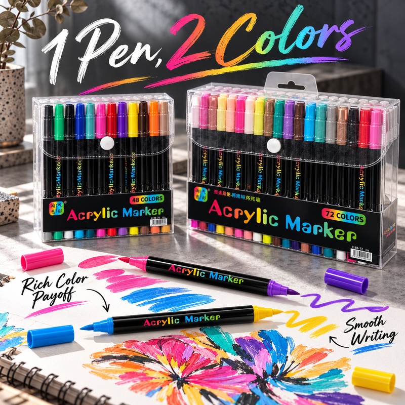Dubbele acrylverfmarkers, verk - Copic Marker Classic recensie en prijs