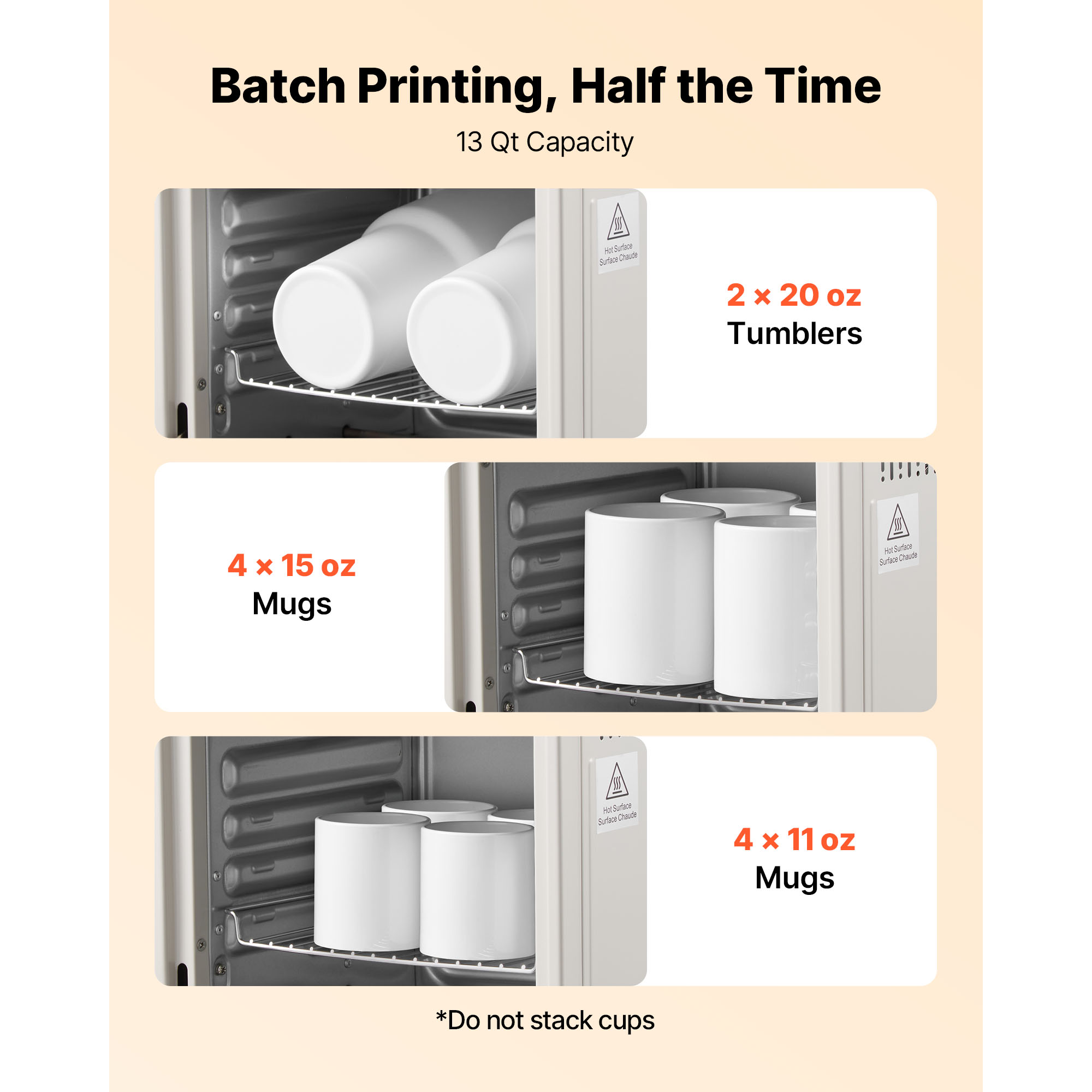 VEVOR sublimatieoven, 13/26 li - Sublimation Mug White recensie en prijs